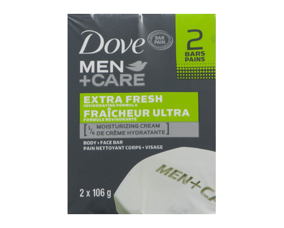Dove Mens Care Bar Extra Fresh 106Gr 2 Pk - 01215