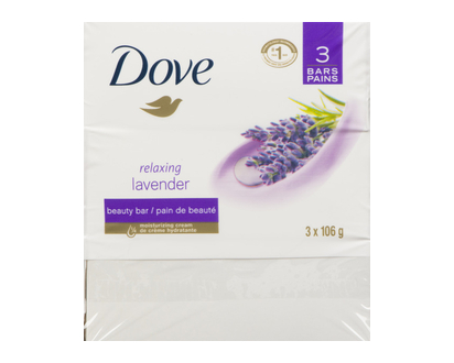 Dove Bar Relaxing 106Gr 3 Pk - 01605