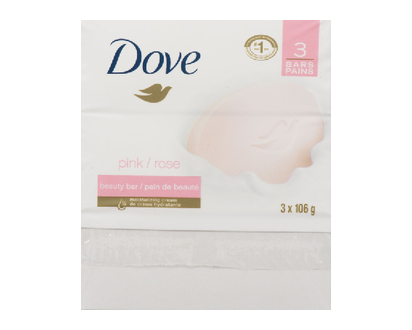 Dove Bar Pink 106Gr 3 Pk - 01609