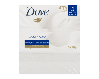 Dove Bar White 106Gr 3 Pk - 01614