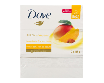 Dove Bar Mango+Almd Btr 106Gr 3 Pk - 01637