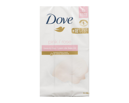 Dove Bar Pink 106Gr 6 Pk - 01771