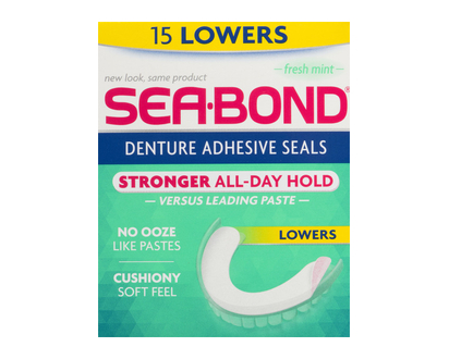 Sea Bond Fresh Mint Lower 15 Pk - 01811