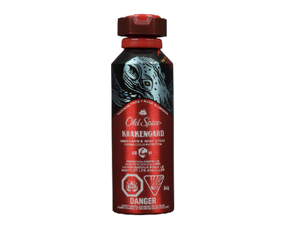Old Spice Wild Collct Body Spry Krakengard 144 Gr - 04986