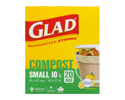 Glad Small Compostable Bag 20 Ct - 78162