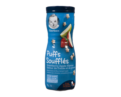 Gerber Graduates Puffs Strawberry Apple 42 Gr - 04591