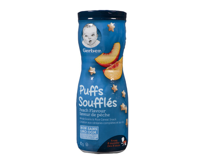 Gerber Graduates Puffs Peach 42 Gr - 04594