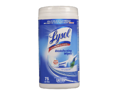 Lysol Desinfecting Wipes Spring Waterfall 75 Pk - 99366