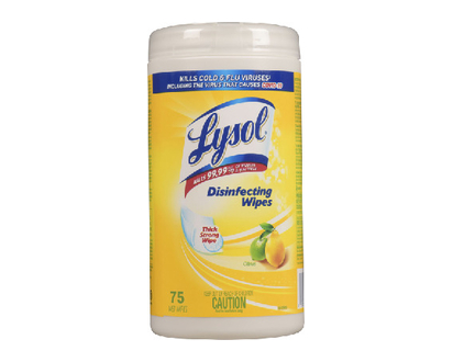 Lysol Desinfecting Wipes Citrus 75 Pk - 99369