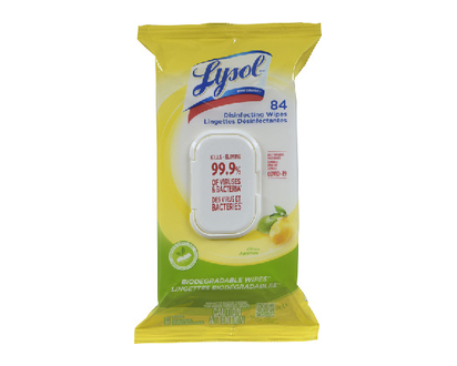 Lysol Disinfecting Wipes Citrus 84 Pk - 99754