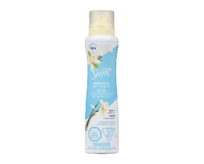 Secret Ap Dry Spray Vanilla Argan Oil 116 Gr - 02042