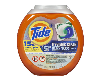 Tide Liquid Pods Power Orig Hygenic Clean 25 Pk - 02430