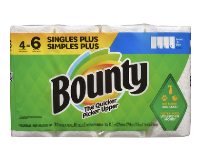 Bounty Paper Towel Sas Giant Rolls 4 Pk 4 Pk - 07250
