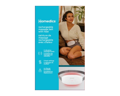 Homedics Vibration Massage Belt W Heat 1 Un - 10836