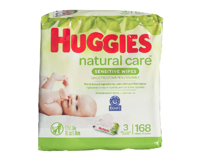 Huggies Natural Care F Free Baby Wipes 3 Pk - 31890