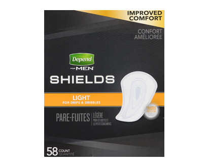 Depend Shields Men 58 Pk - 35641