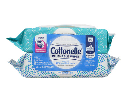 Cottonelle Fresh Care Moist Wipes Refill 84 Pk - 35970