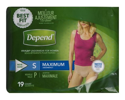 Depend Women Underwear Maximum Absorb Sm 19 Pk - 47915