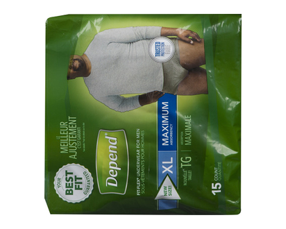 Depend Men Underwear Maximum Absorb Xl 15 Pk - 47930