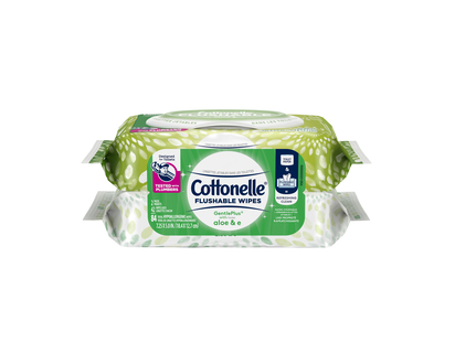 Cottonelle Gentle Plus Wet Wipes 2X42 84 Pk - 48985