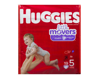 Huggies Little Snugglers Jumbo Size 5 19 Pk - 49680