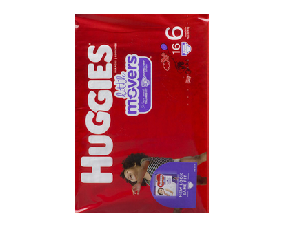 Huggies Little Snugglers Jumbo Size 6 16 Pk - 49693