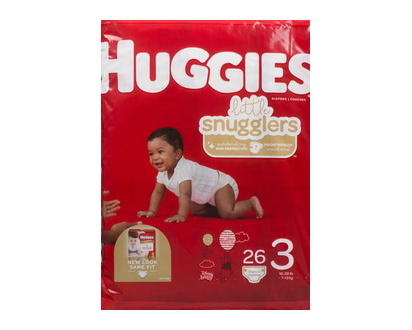 Huggies Little Snugglers Jumbo Size 3 26 Pk - 49698