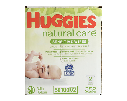 Huggies Nat Care Ff Baby Wipes Refill 352 Pk - 50100