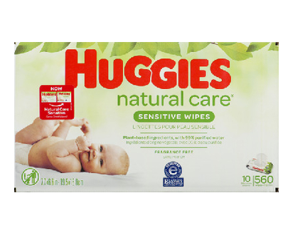 Huggies Nat Care Baby Wipes Flip Top 1 Un - 50129