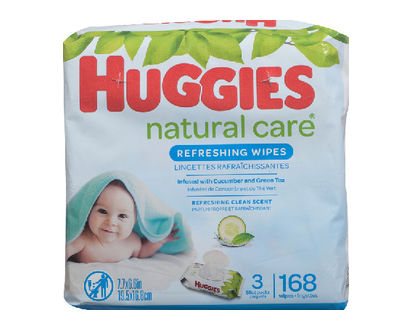 Huggies Refreshing Clean Baby Wipes Refill 168 Pk - 50467