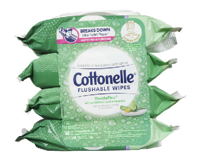 Cottonelle Gentle Care Wipe Refill 168 Pk - 50767