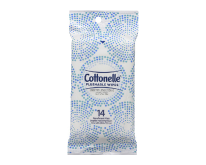 Cottonelle Flushable Wipes 14 Pk - 51756
