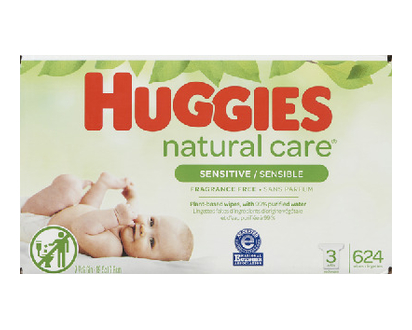 Huggies Natural Care Baby Wipes Ff Refill 624 Pk - 53613