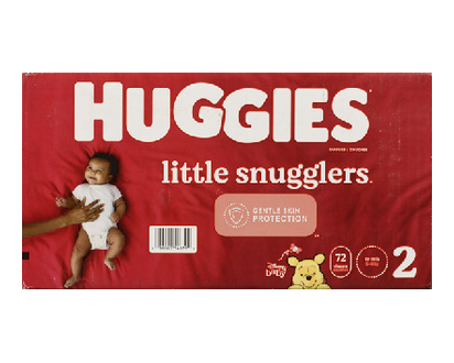 Huggies Little Snugglers Giga Diapers S2 72 Pk - 54639