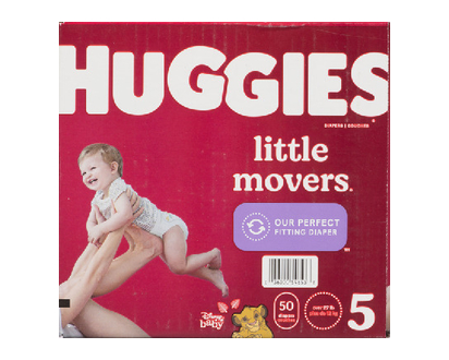 Huggies Little Movers Giga Diapers S5 50 Pk - 54653