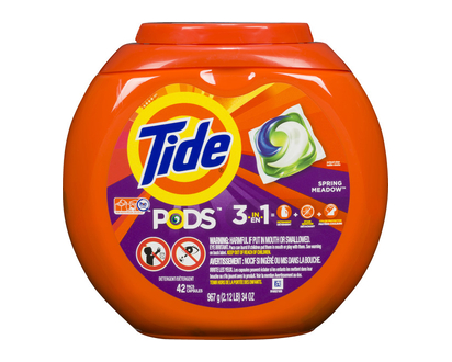 Tide Liquid Pods 3In1 Spring Meadow 42 Pk - 00992