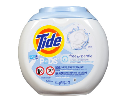 Tide Liq Pods Free & Gentle 42 Pk - 00997