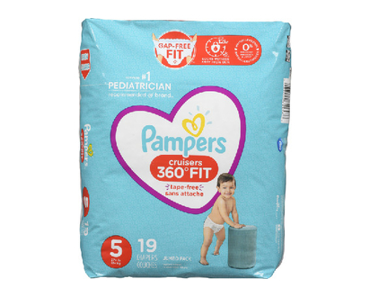 Pampers Cruisers 360 Jumbo Size 5 19 Pk - 71457
