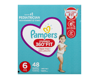 Pampers Cruisers 360 Sz6 Super 48 Pk - 71512