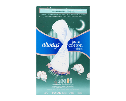Always Infinity Naturals Pads Size 4 20 Pk - 73135