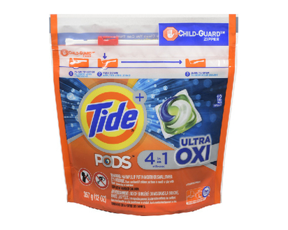 Tide Liquid Pods Ultra Oxi 12 Pk - 75101