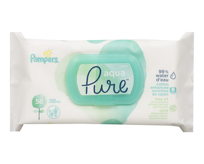 Pampers Aqua Wipes 1X Fitment 56 Pk - 75414