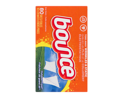Bounce Fabric Softener Outdoor Fresh 80 Pk - 80068