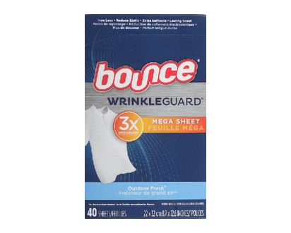 Bounce Sht Wrinkle Odf 40 Pk - 90704