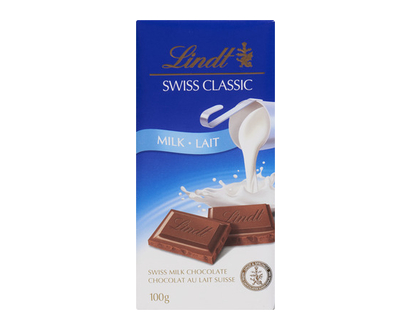 Lindt Swiss Classic Bar Milk 100 Gr - 01986