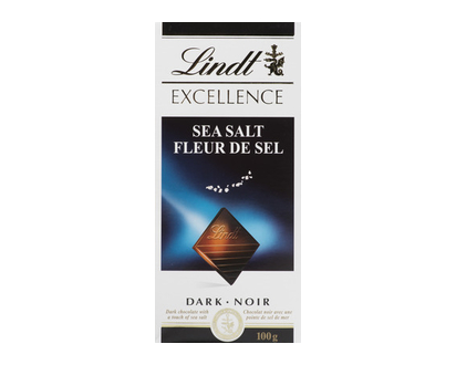 Lindt Excellence Bar Dark Sea Salt 100 Gr - 03861