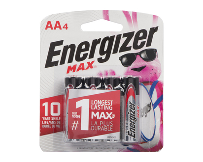 Energizer Max Battery Aa4 4 Pk - 01132