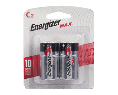 Energizer Max Battery C2 2 Pk - 01136