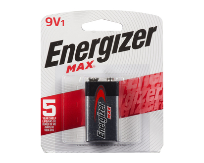Energizer Max Battery 9V1 1 Un - 01361