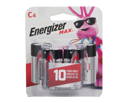 Energizer Max Battery C4 4 Pk - 03976